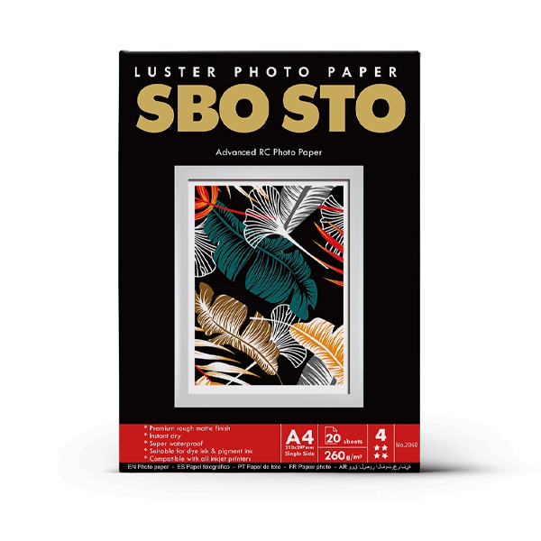 A4 LUSTER 260G PHOTO PAPER